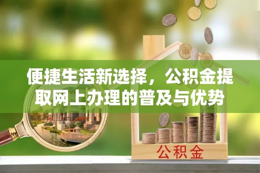 晋江便捷生活新选择，公积金提取网上办理的普及与优势